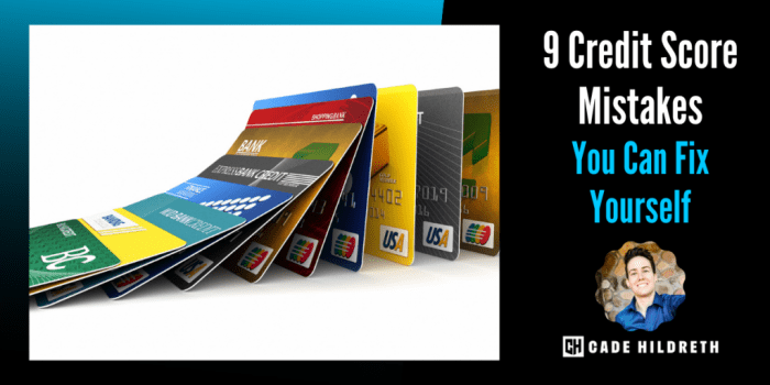 Avoid credit mistakes