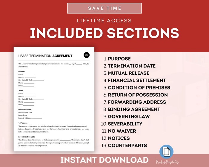 Lease termination